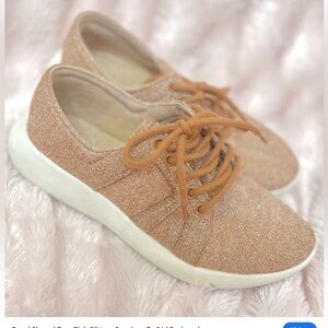 Zara Basic Collection size 36 shimmering brown tennies
